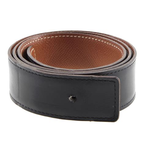 hermes thin brown belt|hermes leather belt without buckle.